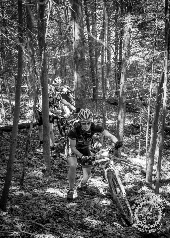 Rider Joanne Abbruzzesi takes the hike-a-bike line up