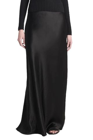 Satin Maxi Skirt