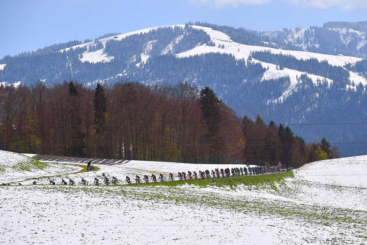 There was still plenty of snow about despite the sunshine