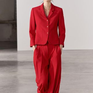 Zara Red Suit