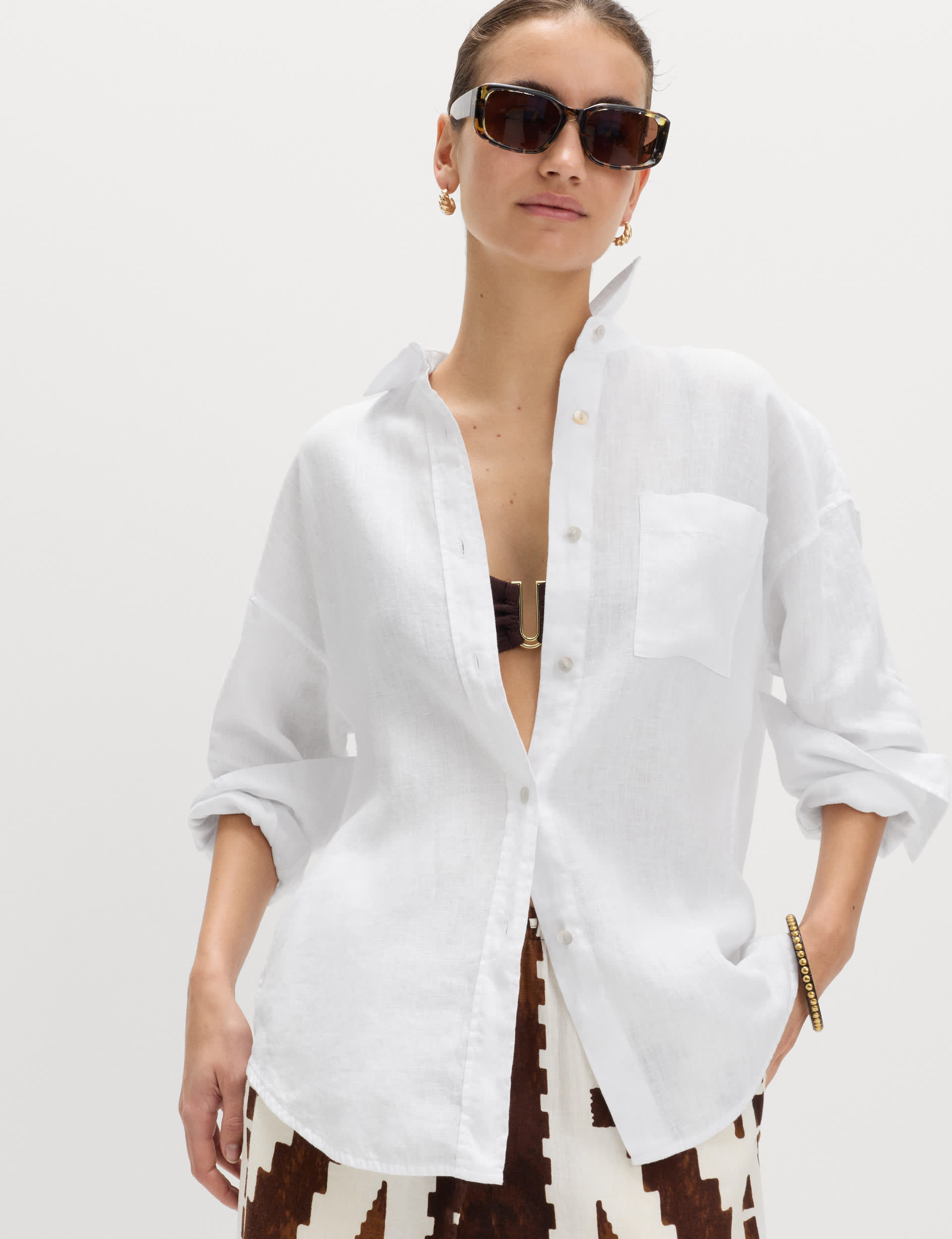 Pure Linen Relaxed Shirt