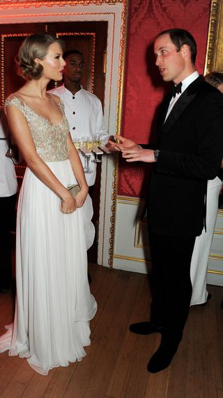 Taylor Swift with Prince William