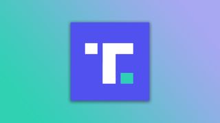 The logo for Truth Social on a gradient background