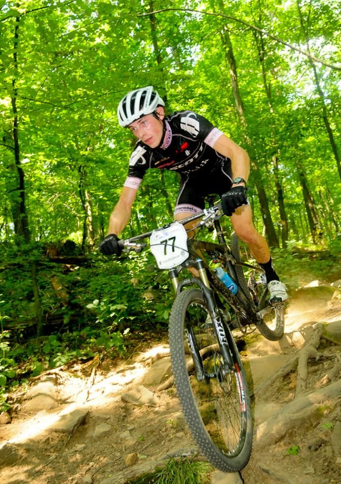 Cameron Dodge (Scott) seemed to move up in position as the race wore on