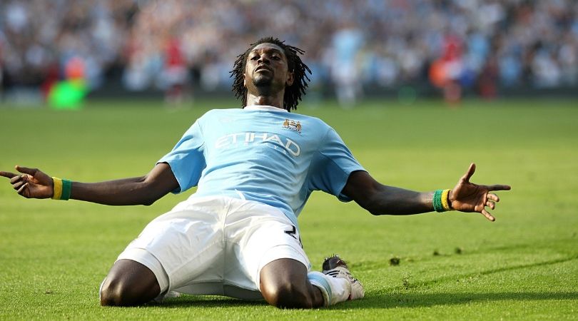 Emmanuel Adebayor explains why he did THAT celebration against Arsenal
