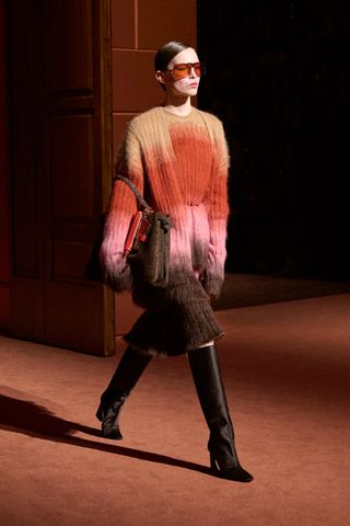 Milan fashion week AW25 trend knitwear