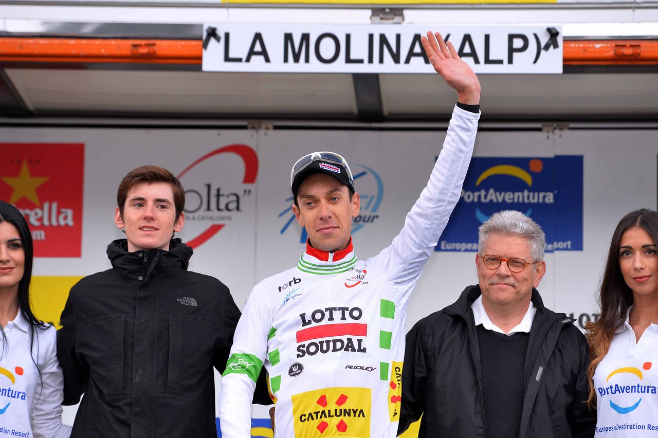 Bart De Clercq (Lotto Soudal) in the leader's jersey