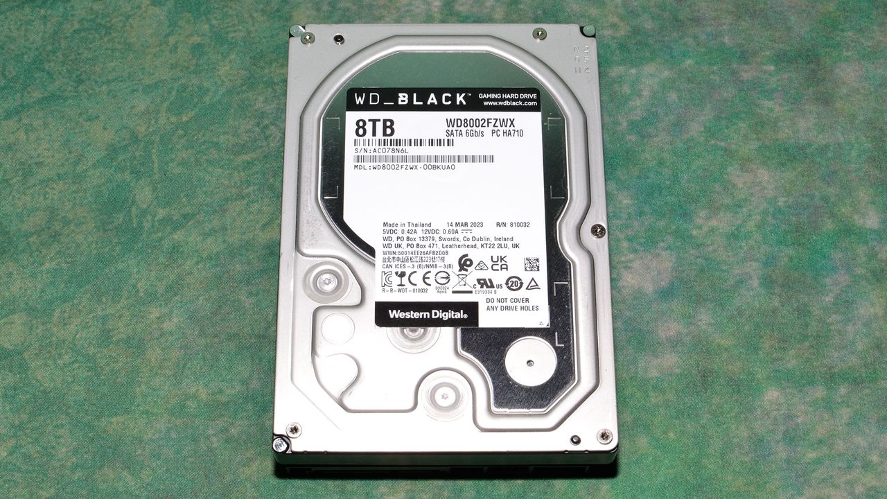 WD Black 8TB HDD