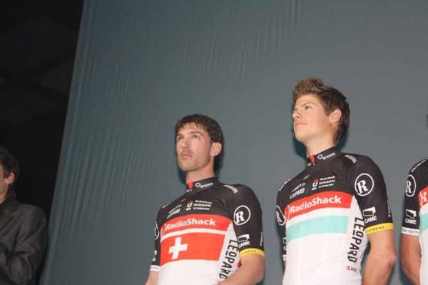 Fabian Cancellara and Jakob Fuglsang (RadioShack-Nissan)
