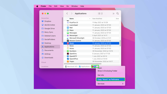 How to show a file path on Mac | Tom's Guide