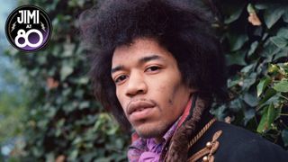 Jimi Hendrix pictured in Nottingham, U.K. on April 20, 1967