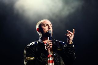 Mac Miller at Exposition Park on October 28, 2017 in Los Angeles, California.