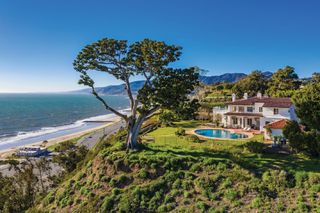 California Dreaming: the McCormick Estate comprises a 6,200sq ft Mediterranean-style house with six bedrooms, almost an acre of grounds and a pool, boasts one of the best views in LA.