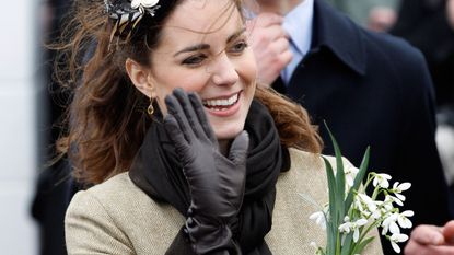  Editorial Images Prince William and Kate Middleton visit Trearddur Bay RNLI Lifeboat Station