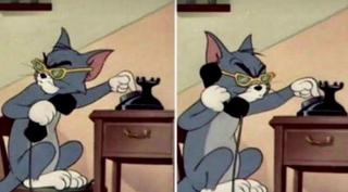 Tom and Jerry meme for Google