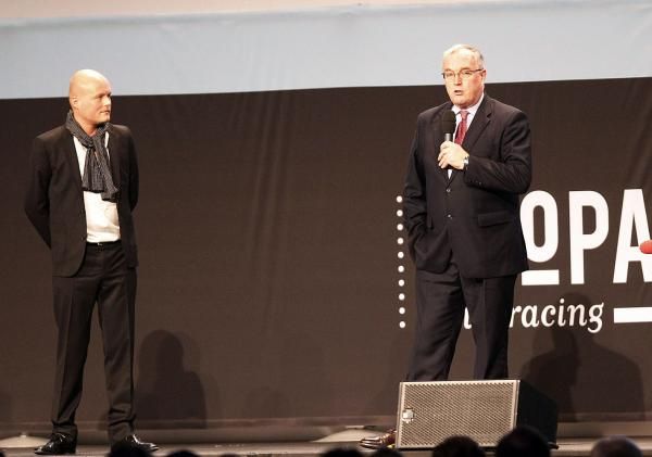 UCI President Pat McQuaid was at the presentation