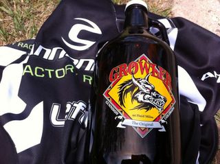 Recovery beverages are not lacking at the Original Growler