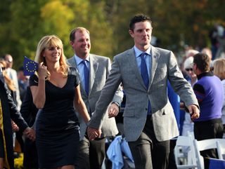 Justin and Kate at the 2012 Ryder Cup