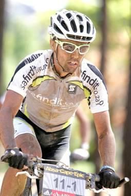 David George during stage three of the 2010 Absa Cape Epic.