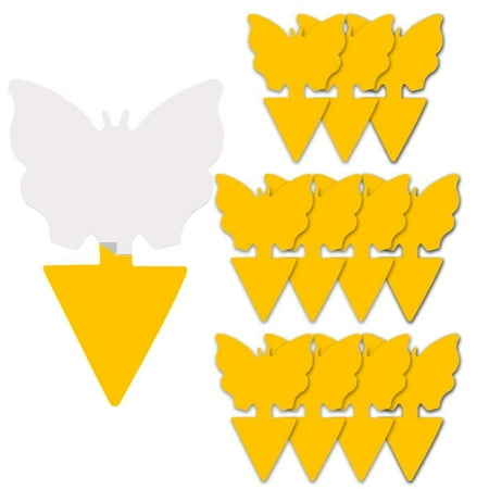 Yellow Sticky Trap - Effective for Fruit Flies and Other Flying Insects, Safe &amp;amp; Non-Toxic, Long Lasting Adhesive, Easy to Use for Garden or Home