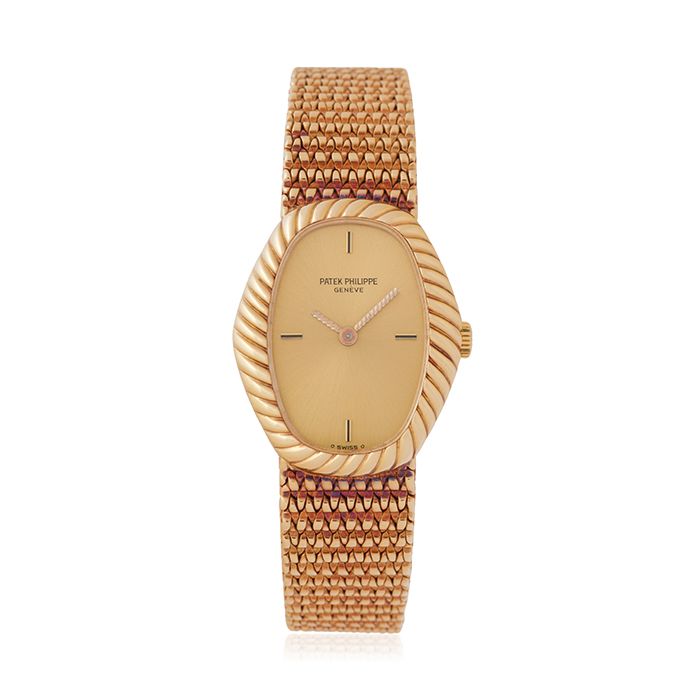 Vintage Patek Philippe, 18k Yellow Gold Ellipse Watch