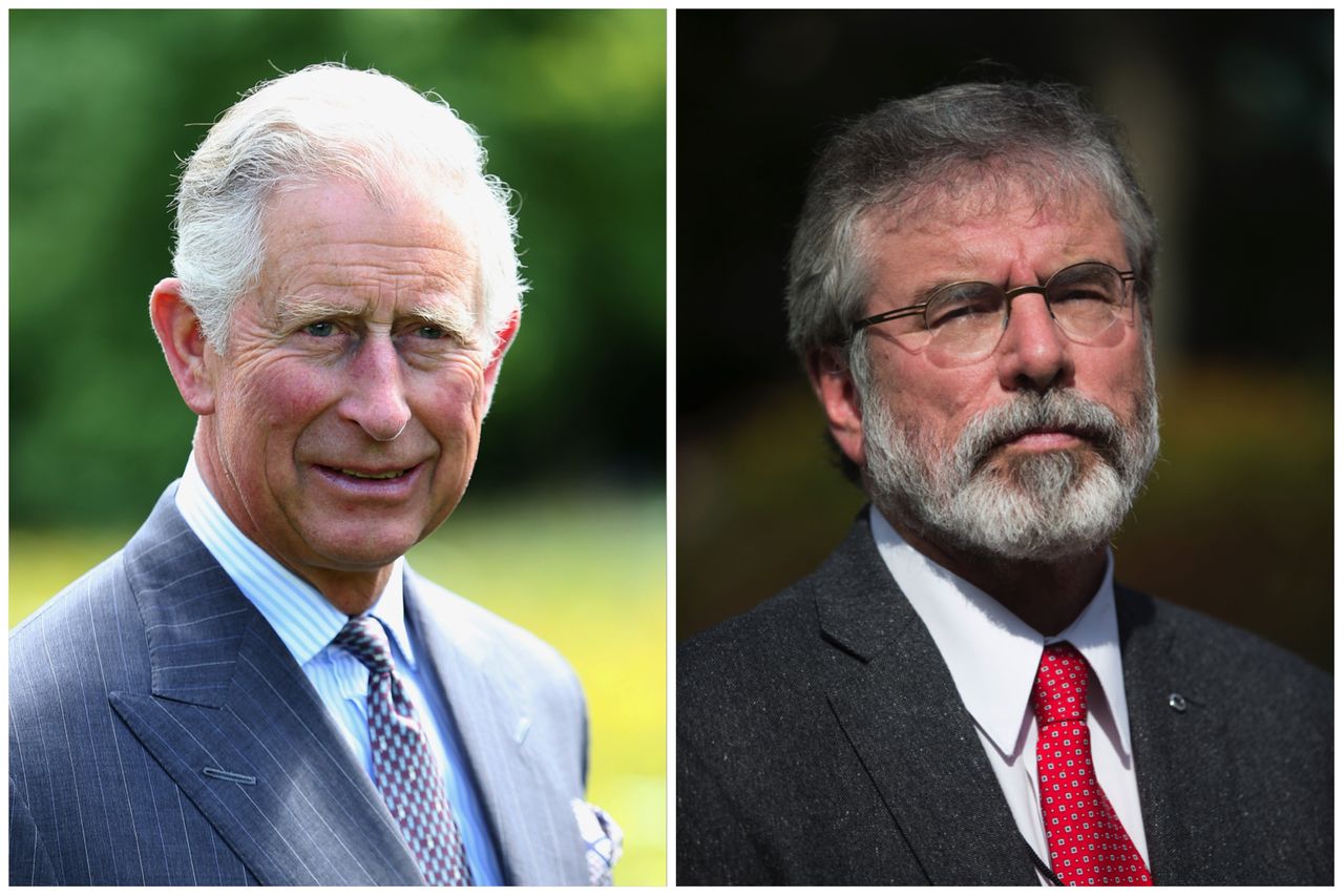 Prince Charles is meeting Sinn Fein&amp;#039;s Gerry Adams on Tuesday, a first