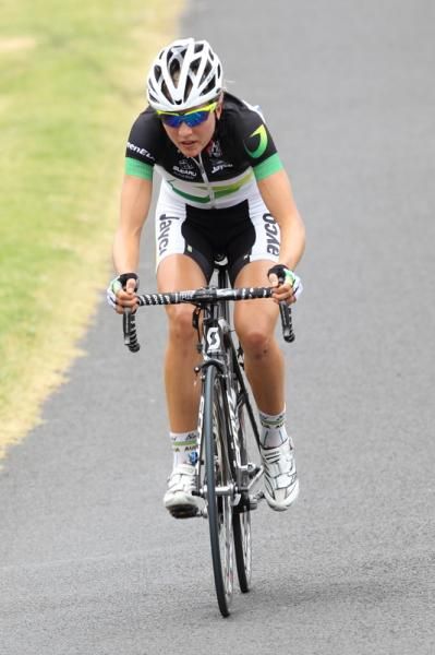 Shara Gillow (GreenEDGE) took a commanding advantage over the chasers