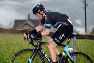 Geraint Thomas on stage six of the 2016 Tour de Suisse