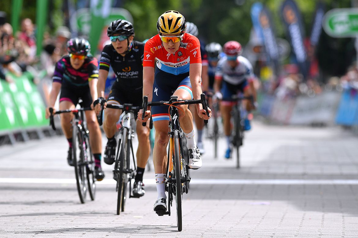 Christine Majerus finished third
