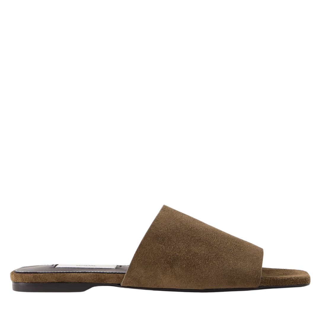 Toteme Suede Slides