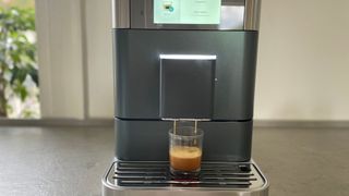 Making an espresso with the KitchenAid KF8 Fully Automatic Espresso Machine