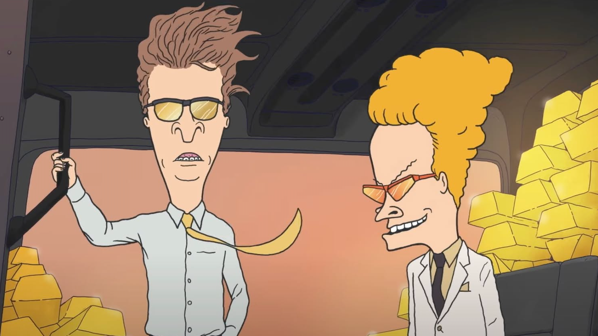 Beavis and Butt-Head, now middle-aged and very wealthy, have BIG plans and including the buying of Metallica. 