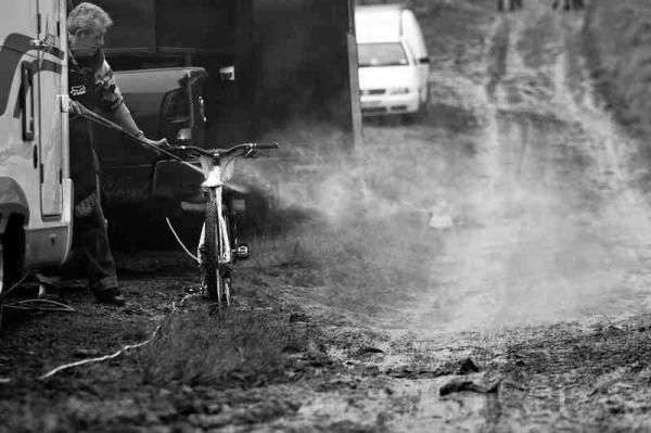There was plenty of bike washing to do be done with the wet conditions