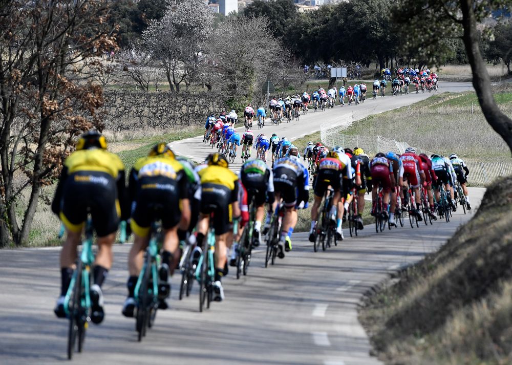 Scenery along the route of stage 5 at Paris-Nice