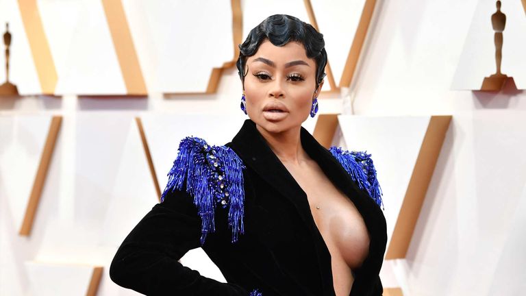 Blac Chyna—one of the celebs on onlyfans—attends the 92nd Annual Academy Awards at Hollywood and Highland on February 09, 2020 in Hollywood, California