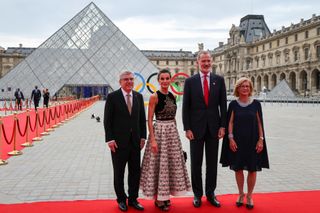 Queen Letizia in Paris