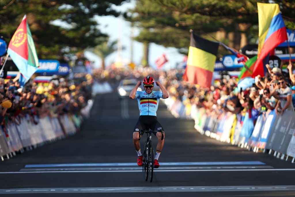 Evenepoel wins in Wollongong