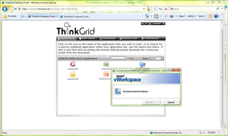 Set up hosted desktops with ThinkGrid