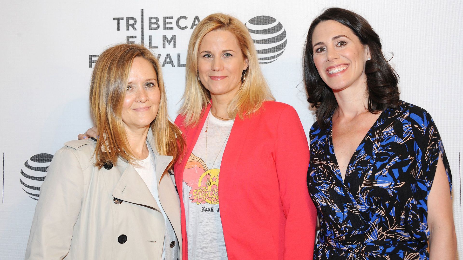 Samantha Bee, Allana Harkin, and Rachel Sklar attend the Tribeca Talks Daring Women Summit
