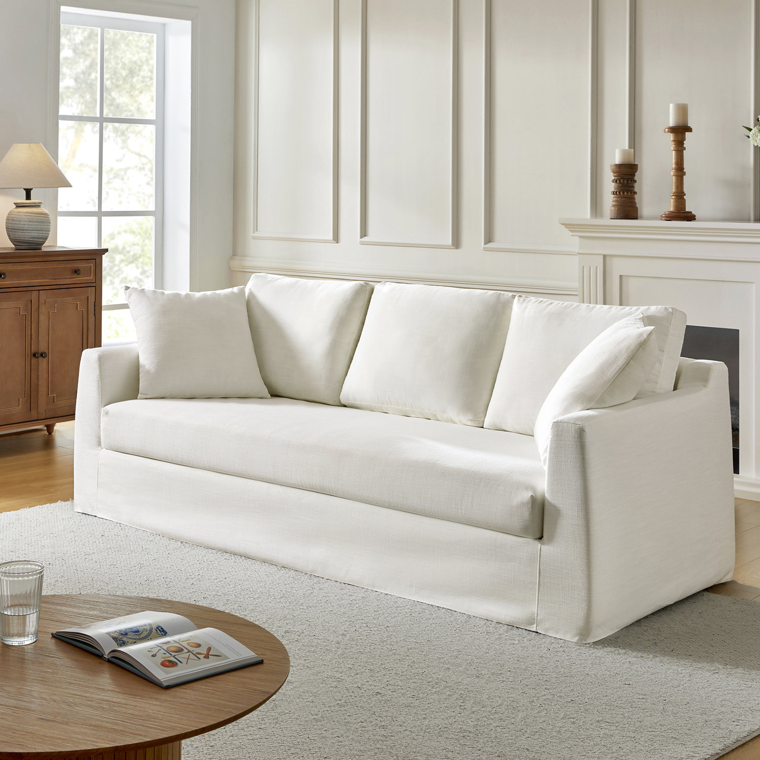 Reinoso 85" Slipcovered Sofa