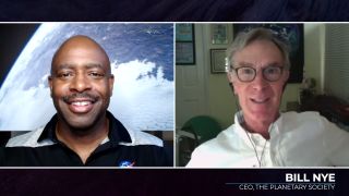 Former NASA astronaut Leland Melvin speaks with Bill Nye about racial injustice and space exploration in a video released by The Planetary Society on June 12, 2020.