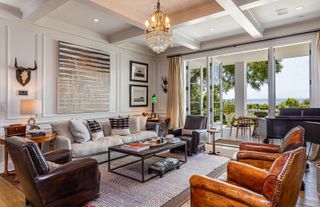 Rob Lowe's Living room in his Santa Barbara mansion