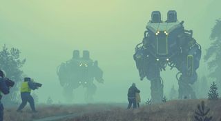 The visual style of the show has been influenced by Swedish artist Simon Stålenhag and it works effectively