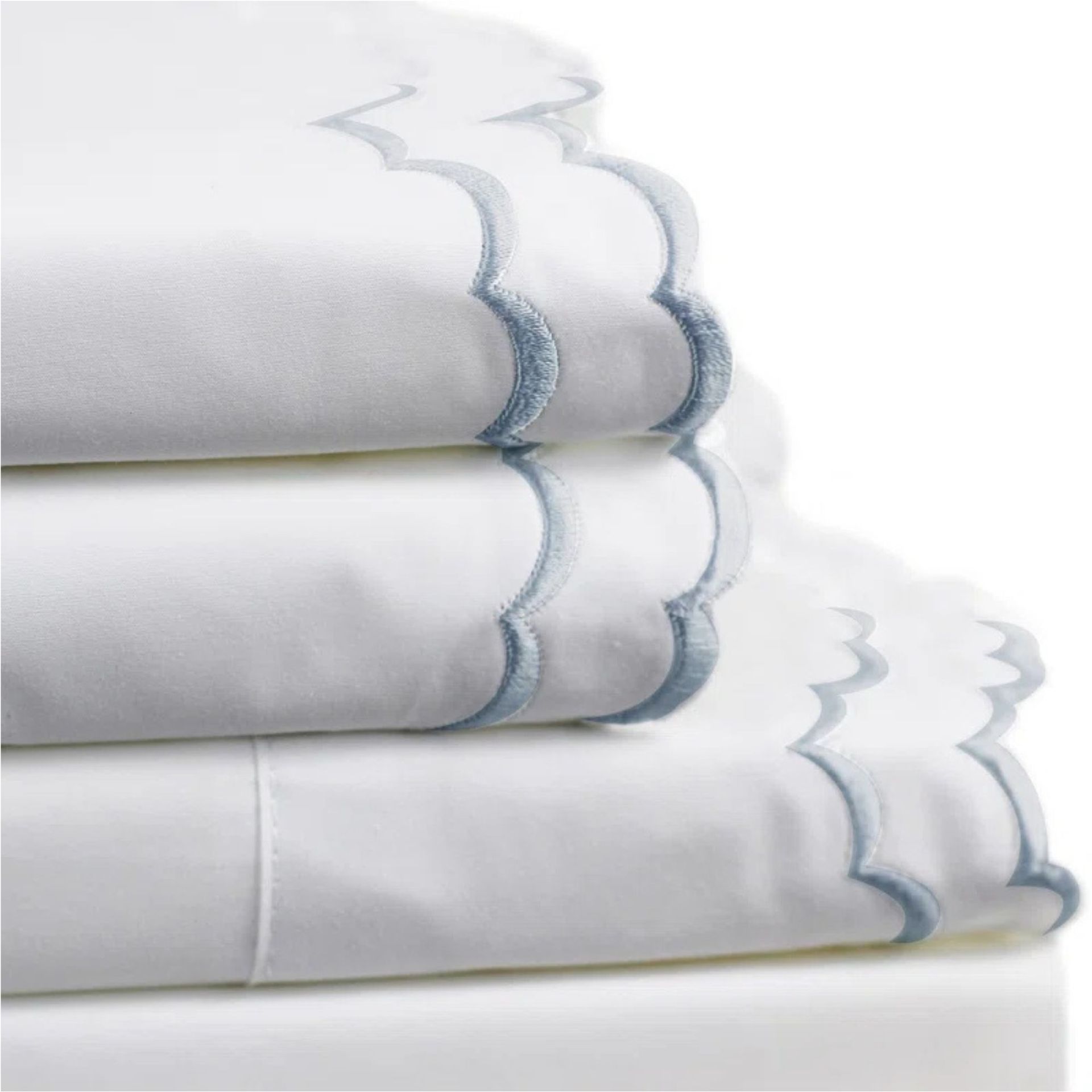 Bara Percale Queen Sheet Set, $169 at Wayfair