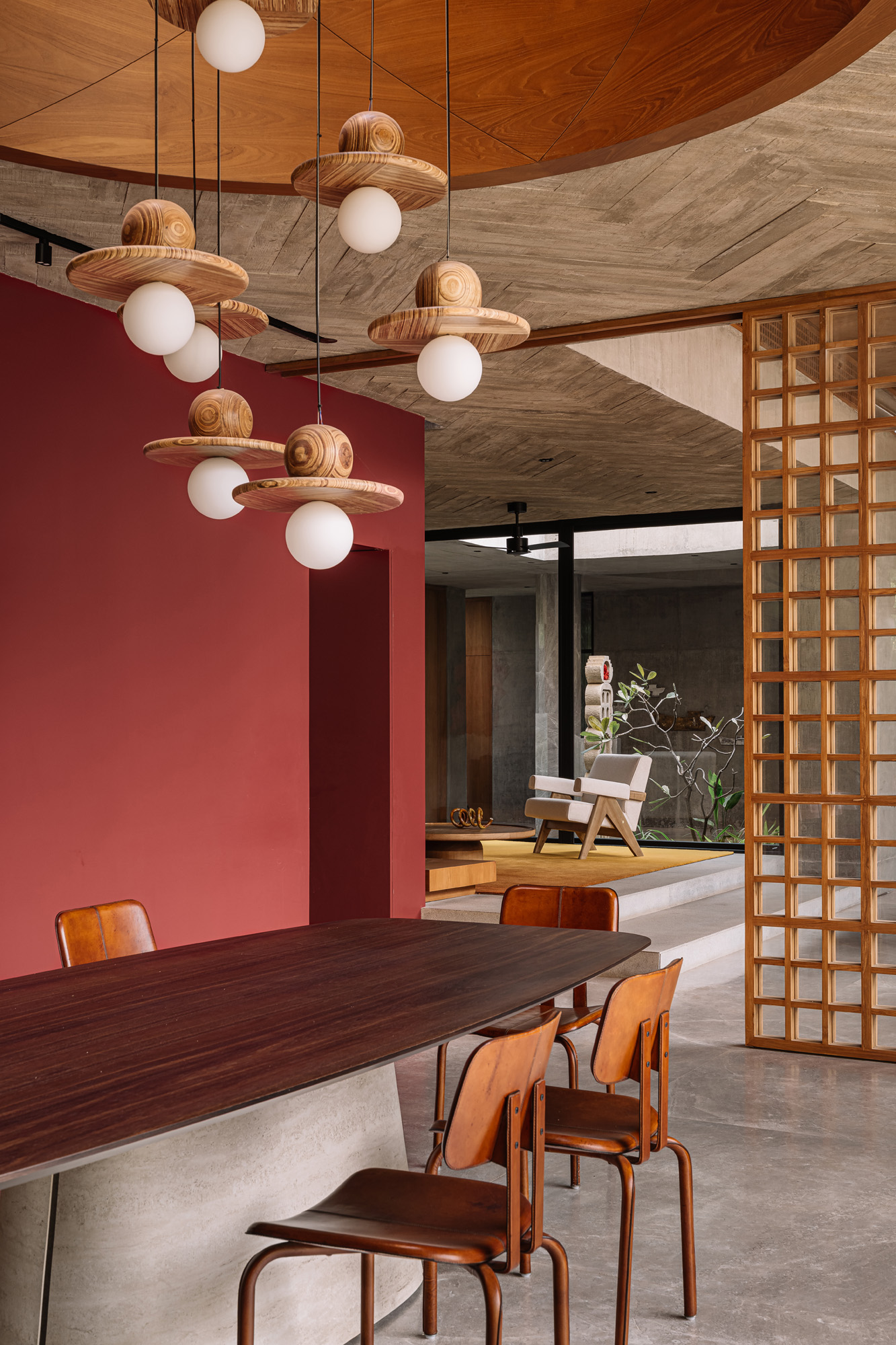 view of Gujarat house by Studio Sangath