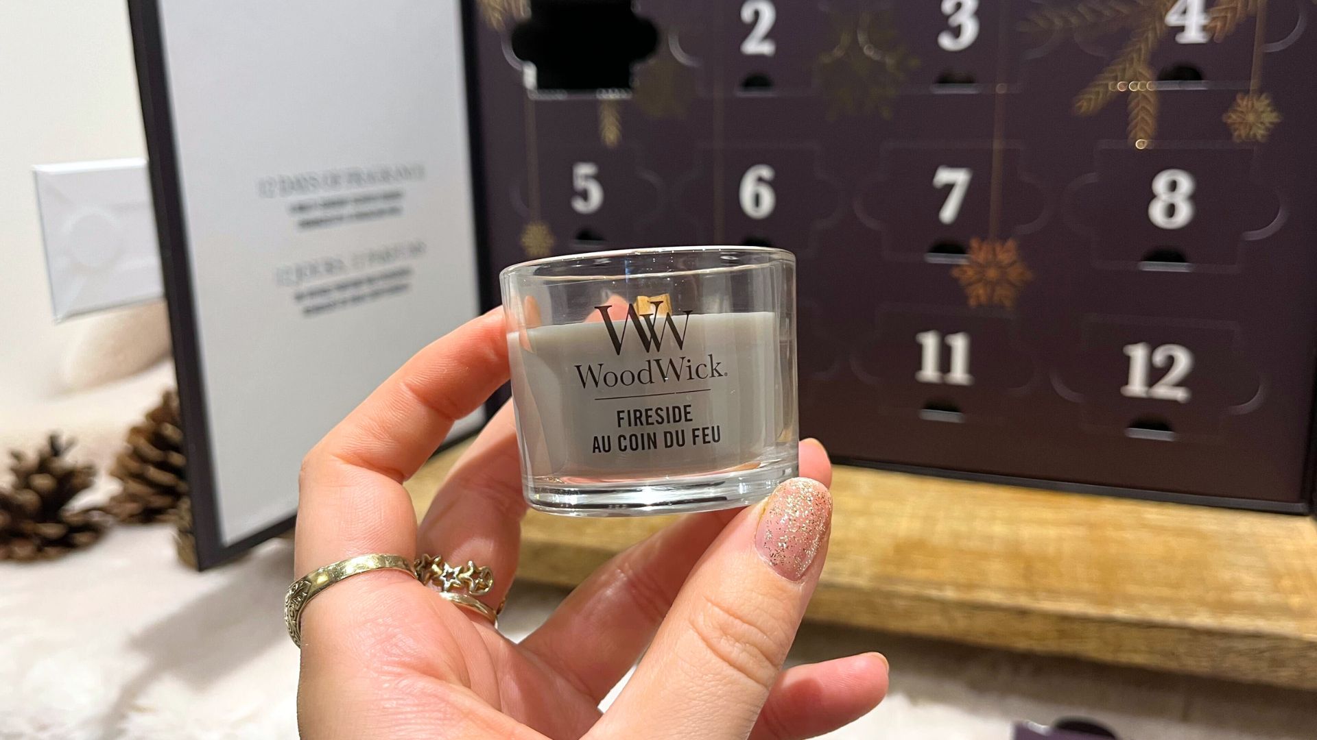 picture of tealight from inside advent calendar