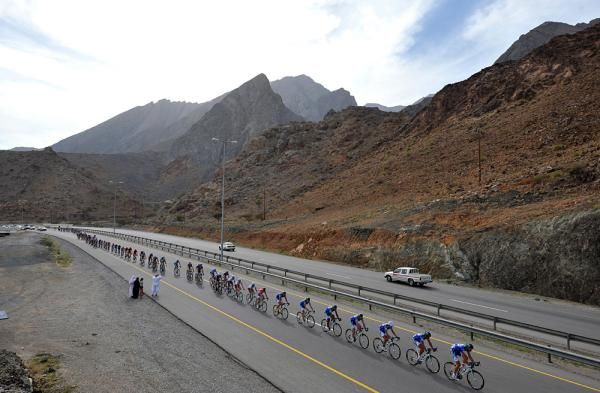 Some nice mountains, but the riders didn't climb the big ones.