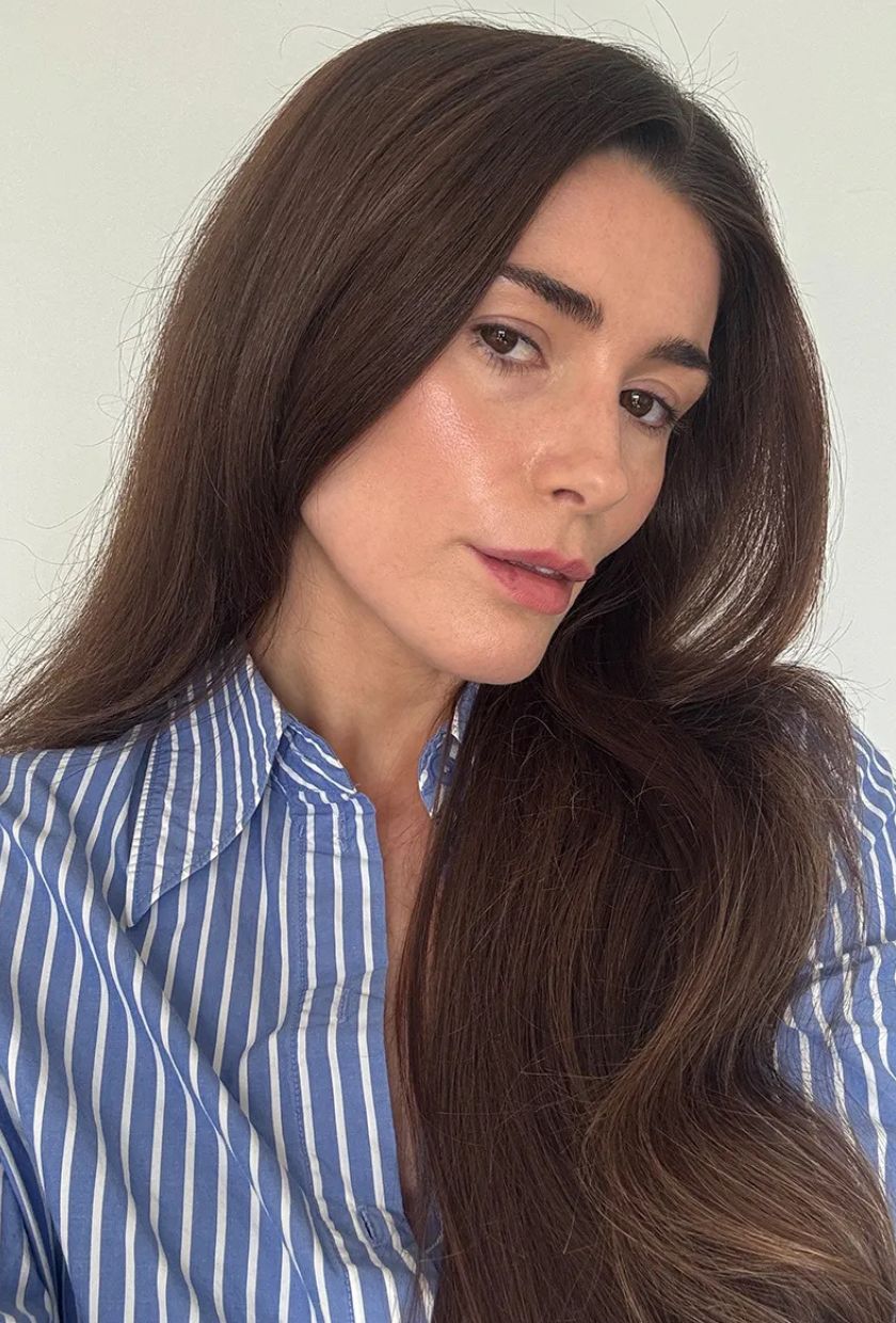 Eleanor wearing Violette_Fr Bisou Balm in BonBon Myrtille