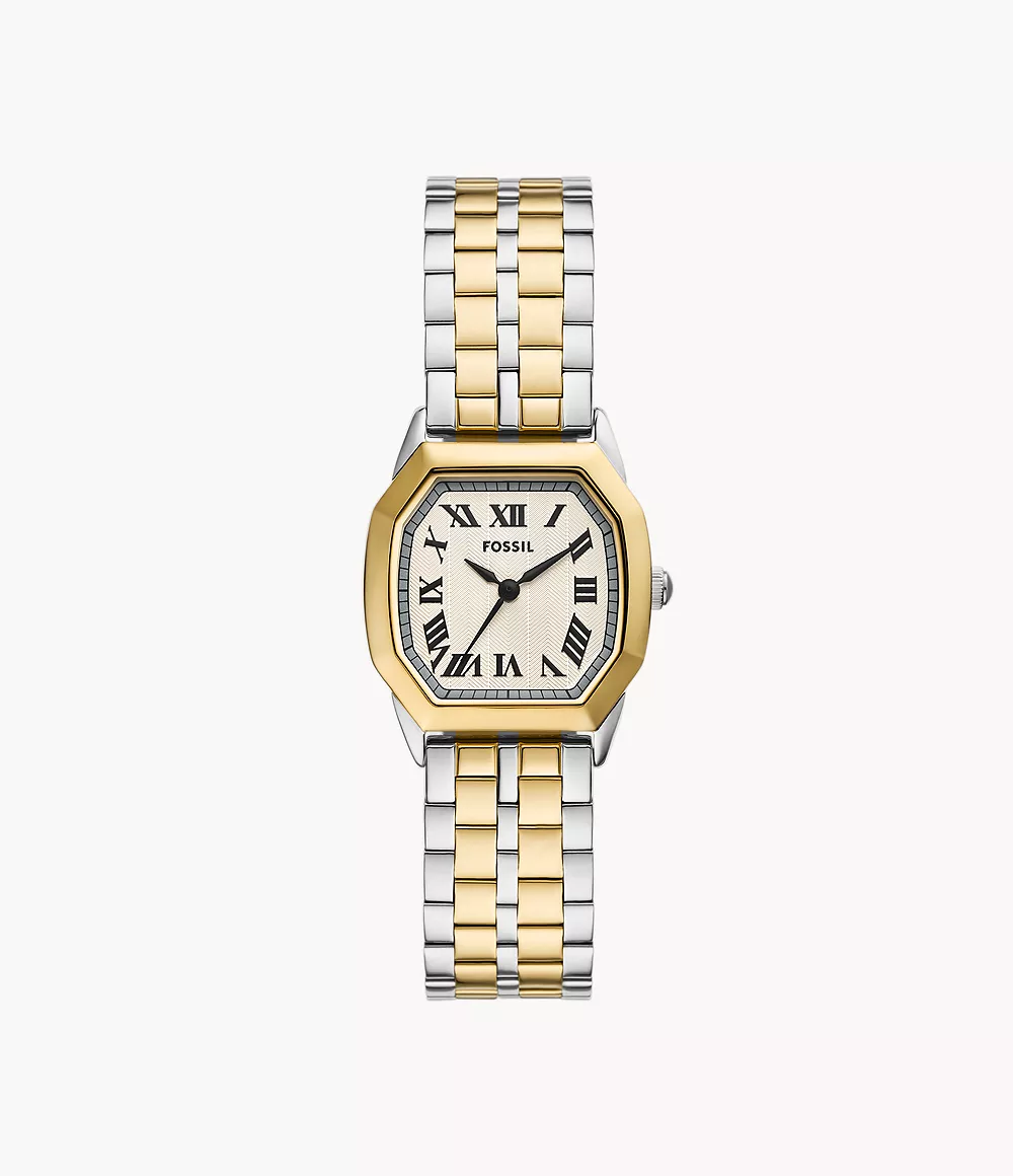 Fossil, Harlow Three-Hand Two-Tone Stainless Steel Watch