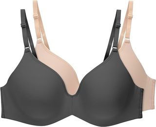 Hanes, Underwire Pack, Invisible Look T-Shirt Bra